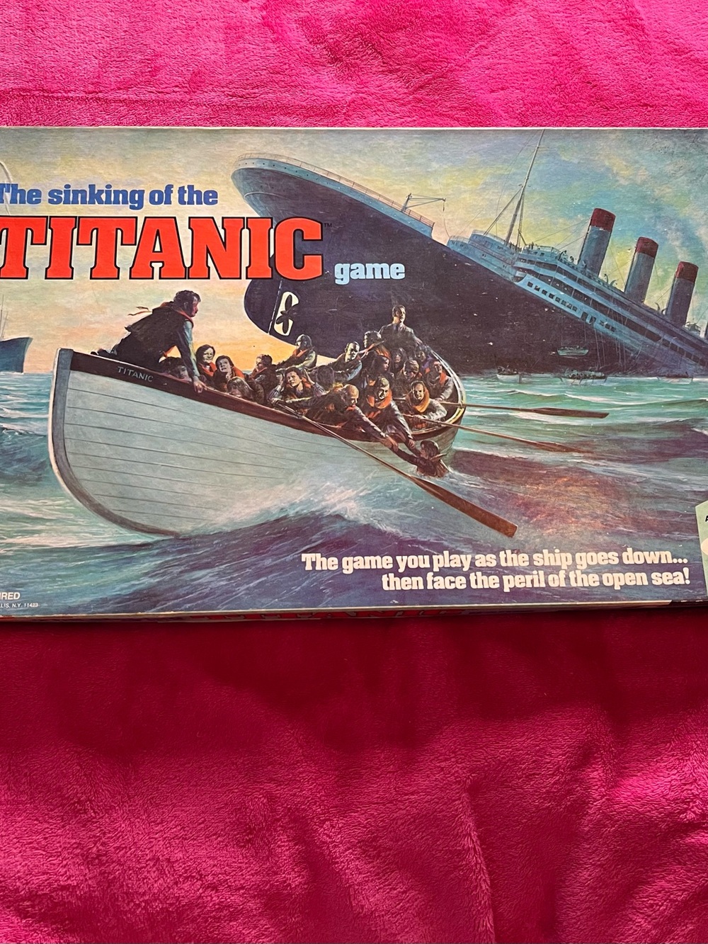 The Sinking of the Titanic Game 1976 Vintage